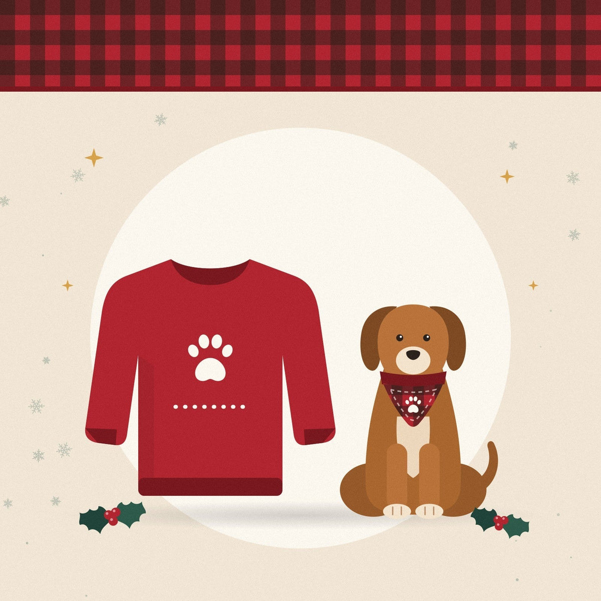 SantaPaws matching holiday sets