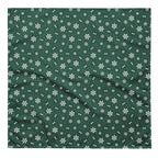 Winter Snowflake Dog Bandana – Large, laid flat