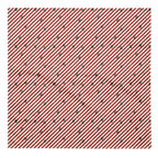 Candy Cane Lane Dog Bandana – Large, laid flat