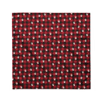 Red Buffalo Plaid Paws Dog Bandana – Medium, laid flat