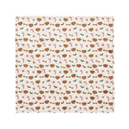Gingerbread Pup Dog Bandana – Medium, laid flat