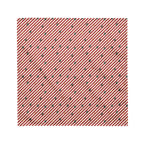 Candy Cane Lane Dog Bandana – Medium, laid flat
