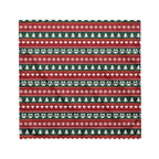 Fair Isle Sweater Paws Dog Bandana – Medium, laid flat