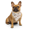Gingerbread Pup Dog Bandana – French bulldog wearing it