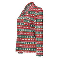 Fair Isle Sweater Paws Matching Pajama Top – front view