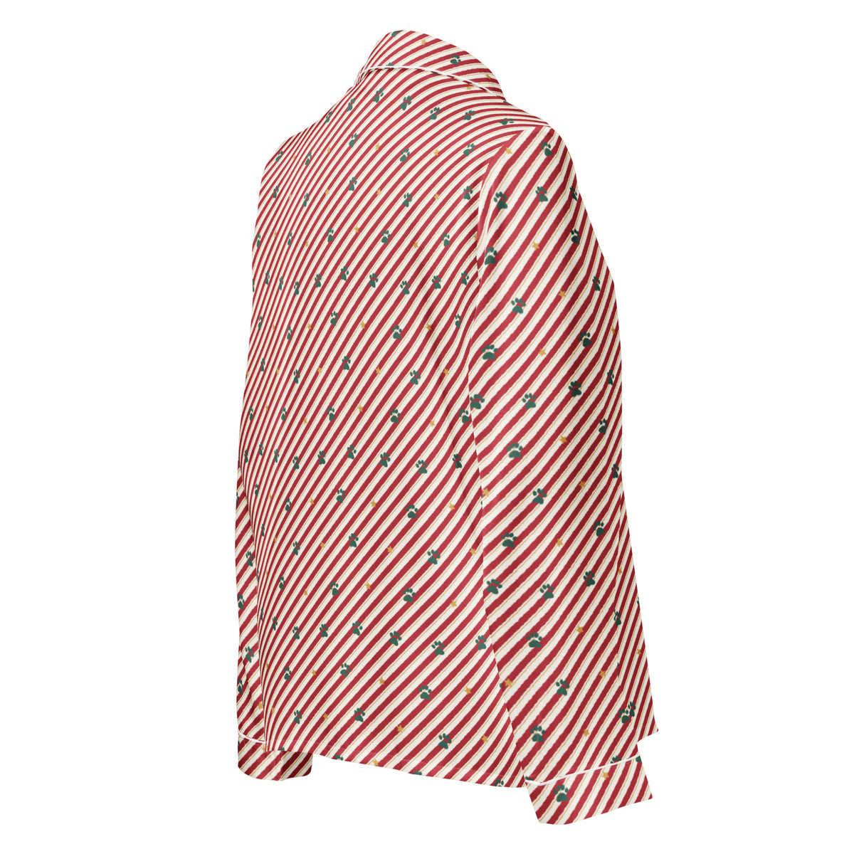 Candy Cane Lane Matching Pajama Top – back view