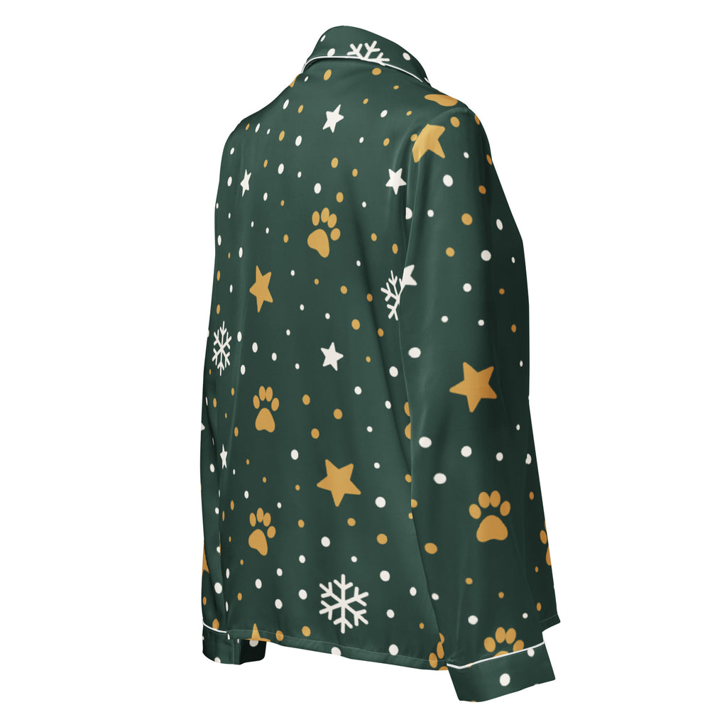 Midnight Stars Matching Pajama Top – back view