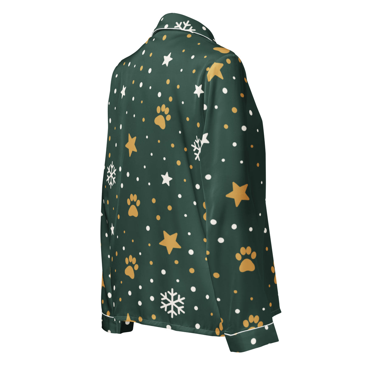 Midnight Stars Matching Pajama Top – back view