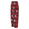 Red Buffalo Plaid Paws Matching Pajama Pants – front view