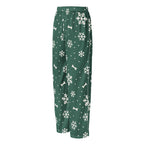 Winter Snowflake Matching Pajama Pants – back view