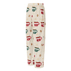 Hot Cocoa Pup Matching Pajama Pants – back view