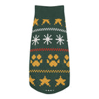 Midnight Stars Knitted Dog Sweater – size 2XL, top view