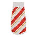 Candy Cane Lane Knitted Dog Sweater – size 2XL, top view