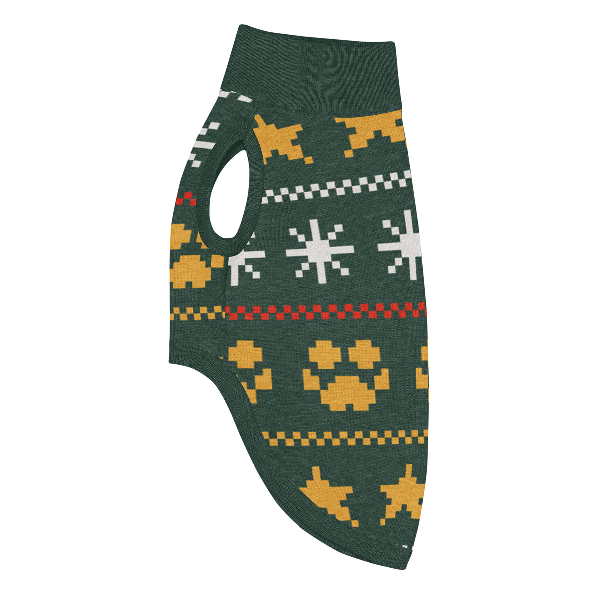 Midnight Stars Knitted Dog Sweater – size 2XL, left side