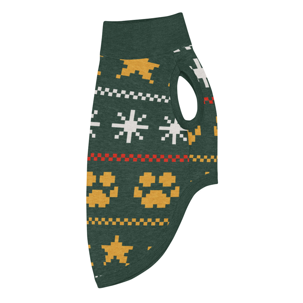 Midnight Stars Knitted Dog Sweater – size 2XL, right side