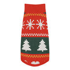 Fair Isle Sweater Paws Knitted Dog Sweater – size 2XS, top view
