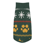 Midnight Stars Knitted Dog Sweater – size 2XS, top view