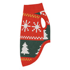 Fair Isle Sweater Paws Knitted Dog Sweater – size 2XS, right side