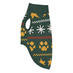 Midnight Stars Knitted Dog Sweater – size L, left side