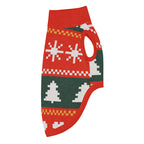 Fair Isle Sweater Paws Knitted Dog Sweater – size XS, right side