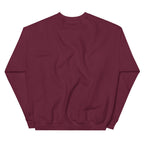 Dog Mom Holiday Crewneck Sweatshirt – maroon, back
